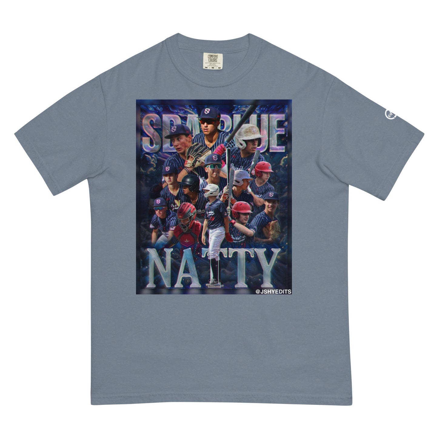 SBA Blue Natty Alternate heavyweight t-shirt